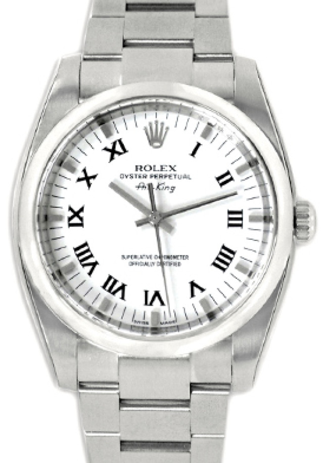 Rolex Air King 114200 White Dial 2012
